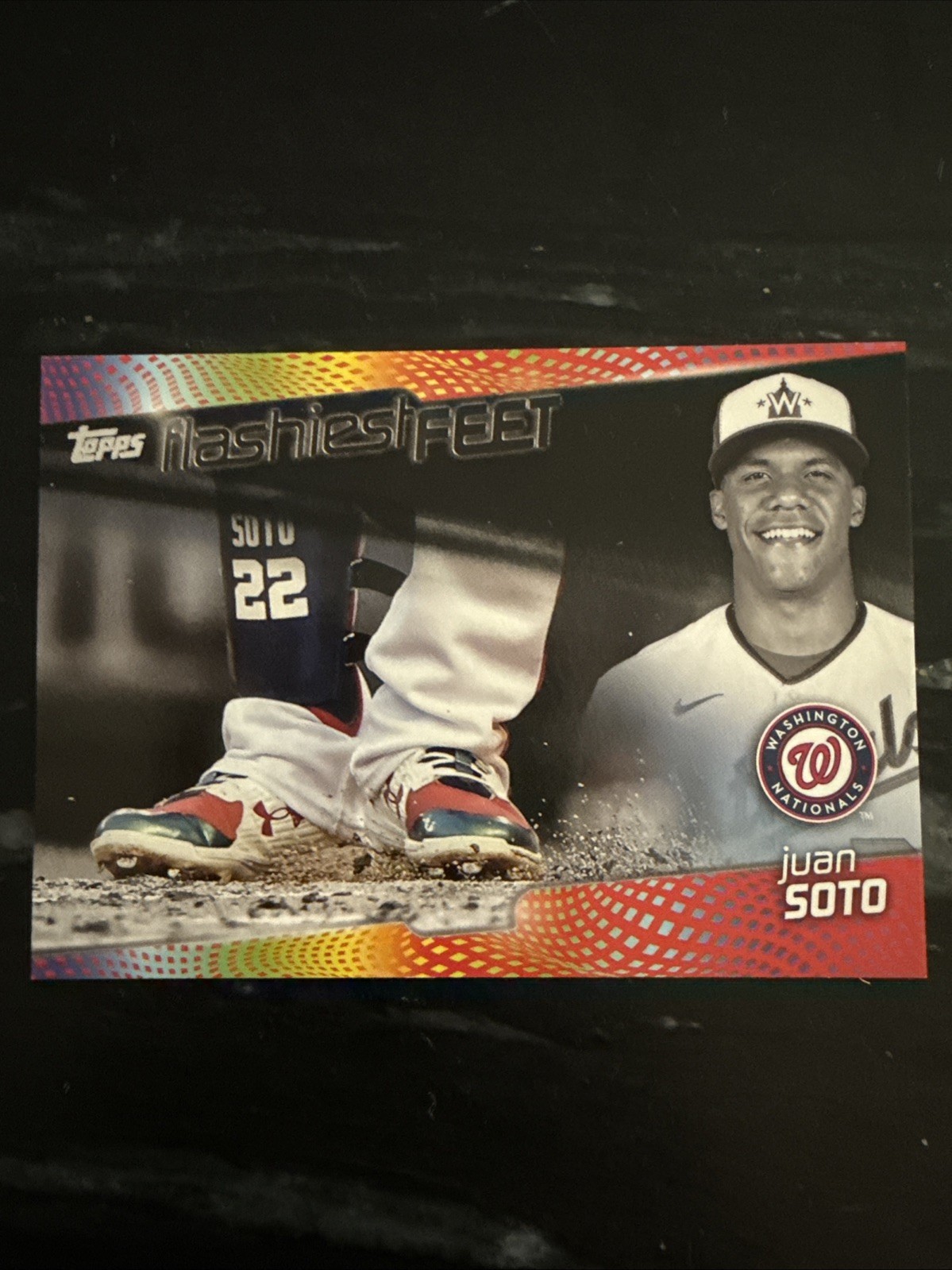 2022 Topps Series 1 - Flashiest Feet Juan Soto #FF-9 Black /299
