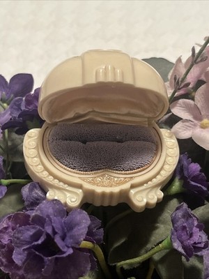 Art Deco Ring Box Wedding Velvet Jewelry Display Old Case Vintage Antique 2 Ring