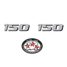 Replace Yamaha outboards motor cover hp horsepower decal sticker 150 hp