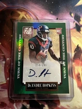 2013 Panini Elite Rookie DeAndre Hopkins Turn of the Century Auto /299