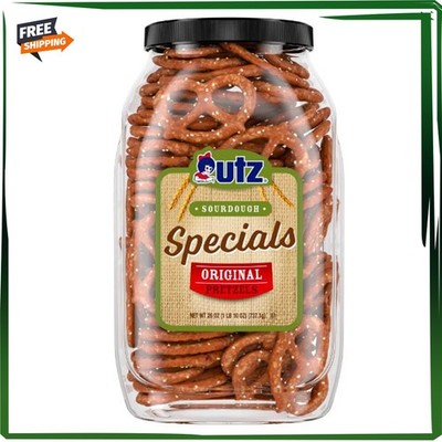 Utz Pretzels Sourdough Specials Original 26oz Barrel Snack - Free Shipping