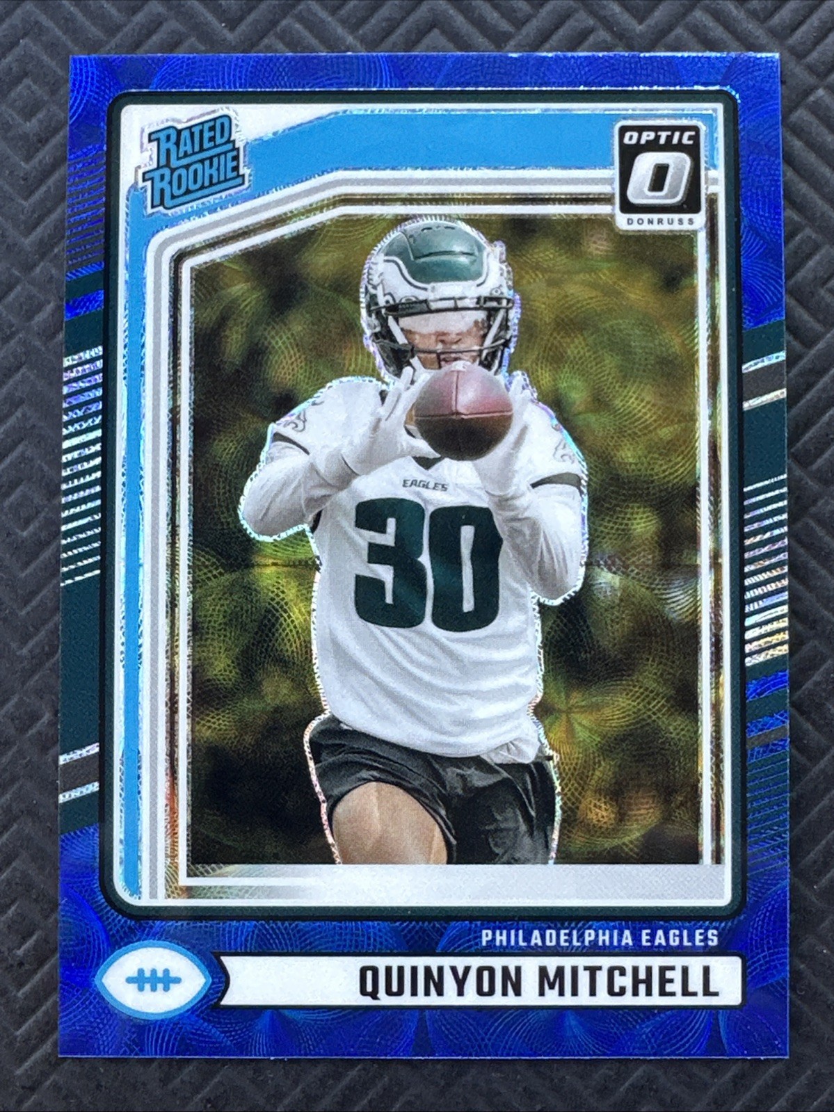 Quinyon Mitchell Panini Donruss #361 Optic Preview-Blue Scope