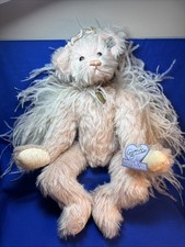 Annette Funicello Faith Bear 7th Angel Pink Mohair Teddy Bear Figurine  902