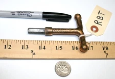 Red Brass T-handle Casket Key /Coffin Key