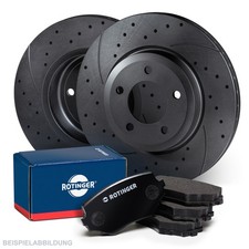 Rotinger Sport-Bremsscheiben + Beläge vorne für Audi A6 Avant Seat Exeo ST