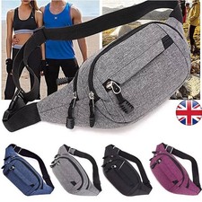 Waist Bum Bag Unisex Men Women Fanny Pack Holiday Travel Money Belt Pouch Wallet