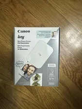Canon IVY Mini Photo Printer 2nd Generation w/ 2x3 Photo Sheets White Open Box
