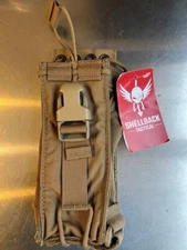 SHELLBACK TACTICAL GSA-AMBITR-CT Adjustable MBITR Radio Pouch Coyote New