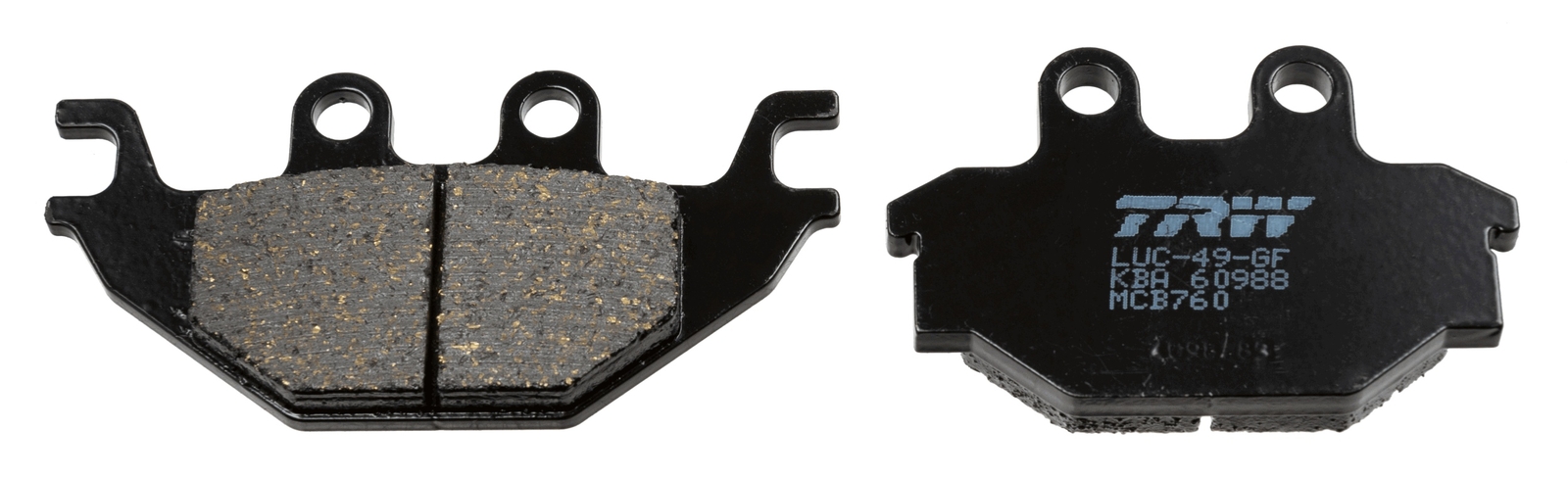 Kit Pastiglie Freno TRW MCB760 Per Moto – Ceramico, Adatto Per SYM Wolf SB12N, Yamaha MT/YZF E Altri, Assale Posteriore