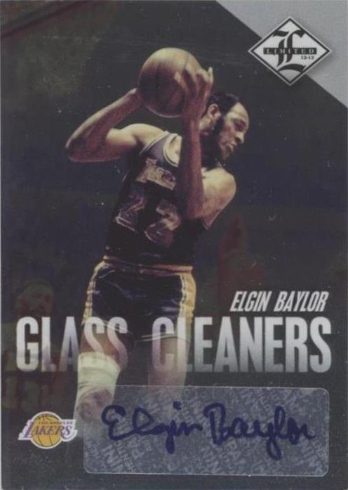 2012-13 Panini Limited - Glass Cleaners Autographs Elgin Baylor #24 /25 ...