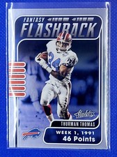 2020 Panini Absolute Thurman Thomas FF-TT Fantasy Flashback Buffalo Bills