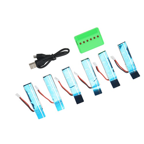 3.7V 520mAh 30C Lithium Battery With Charger For Wltoys XK K110S Remote FF - Picture 16 of 24