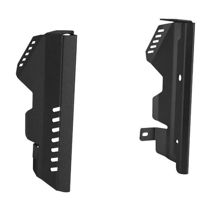Cache lateral radiateur Yamaha MT-07 2014-2017 en inox noir par Avoc