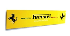 Ferrari Modena Italia Metal Sign, Banner Style
