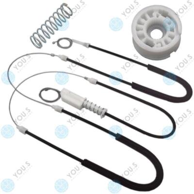 For Mercedes CLK 209 Window Regulator Repair Kit Repair Cable Pull - Front Left