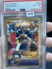2003 Topps Gold - Tom Brady Gold /499 #258 Psa 6 Clean Resub Possible Psa 8!!