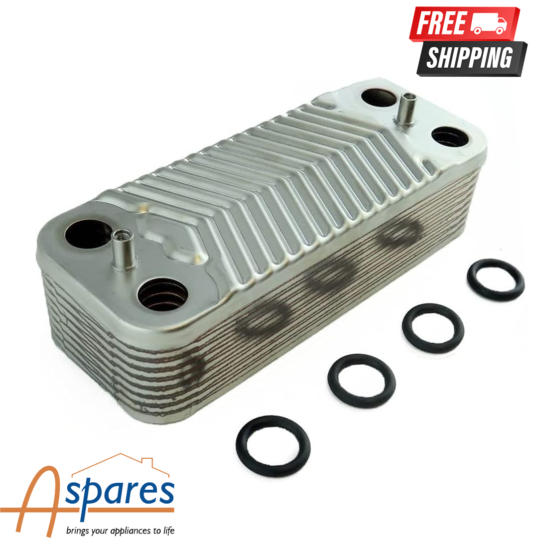 Échangeur à Plaques Pour Chauffe-eau Ideal Excel C28 & Esprit 2 30HE - Pièce Neuve Référence 170995