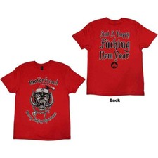 Camiseta Motorhead Navidad 2017 Roja Nueva