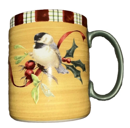 Lenox Winter Greetings Everyday Chickadee Mug Cup Coffee or Tea Bird