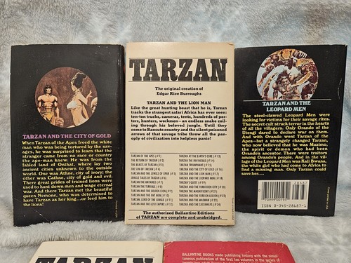 Lot Of 5 Tarzan Paperback Books 16-20 Edgar Rice Burroughs - Bild 5 von 10