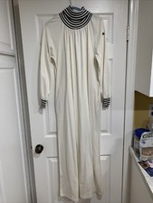Vintage Clovis Ruffin Cowl Neck Loungewear Nightgown Size Petite