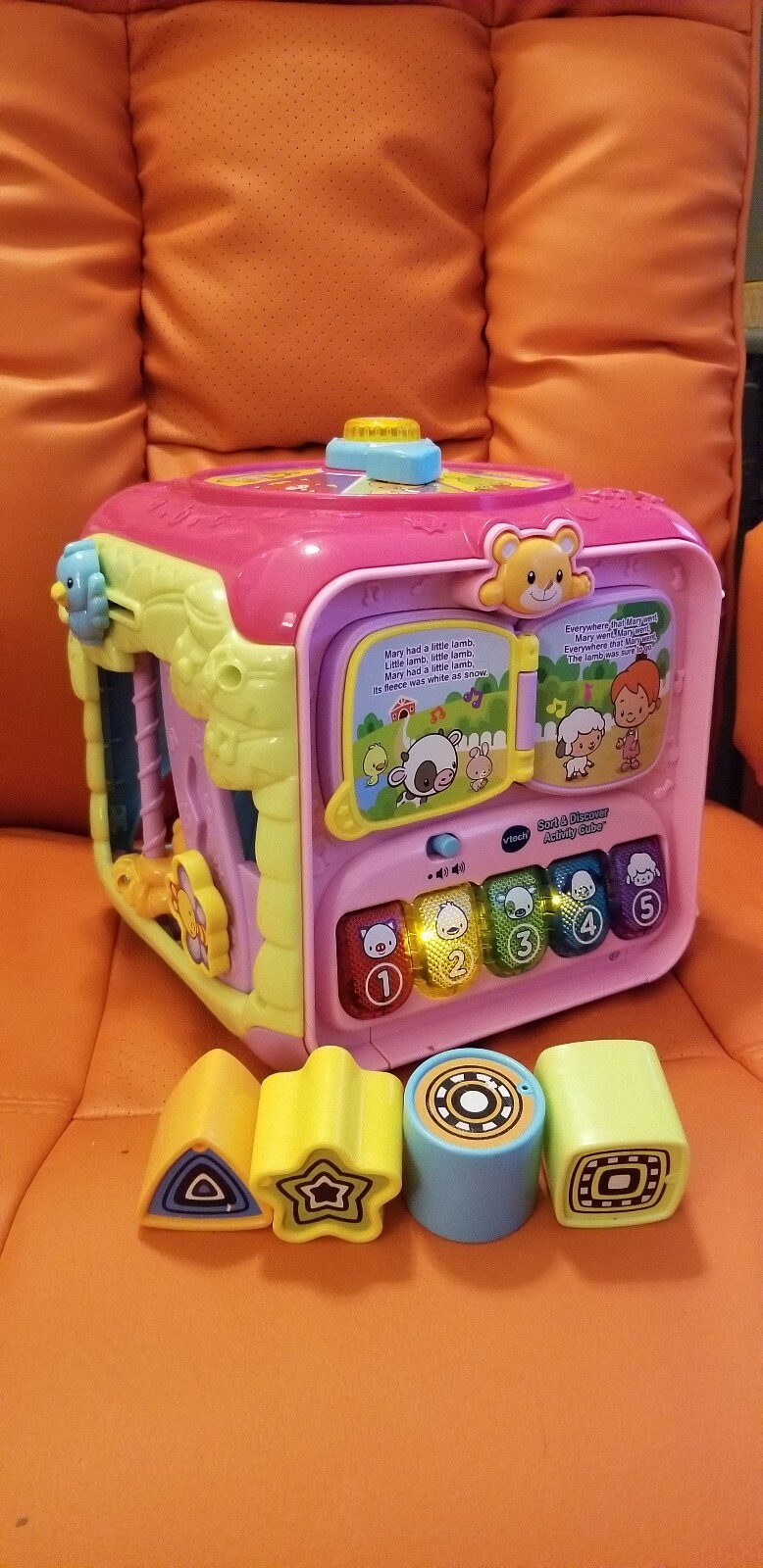 vtech discovery cube pink