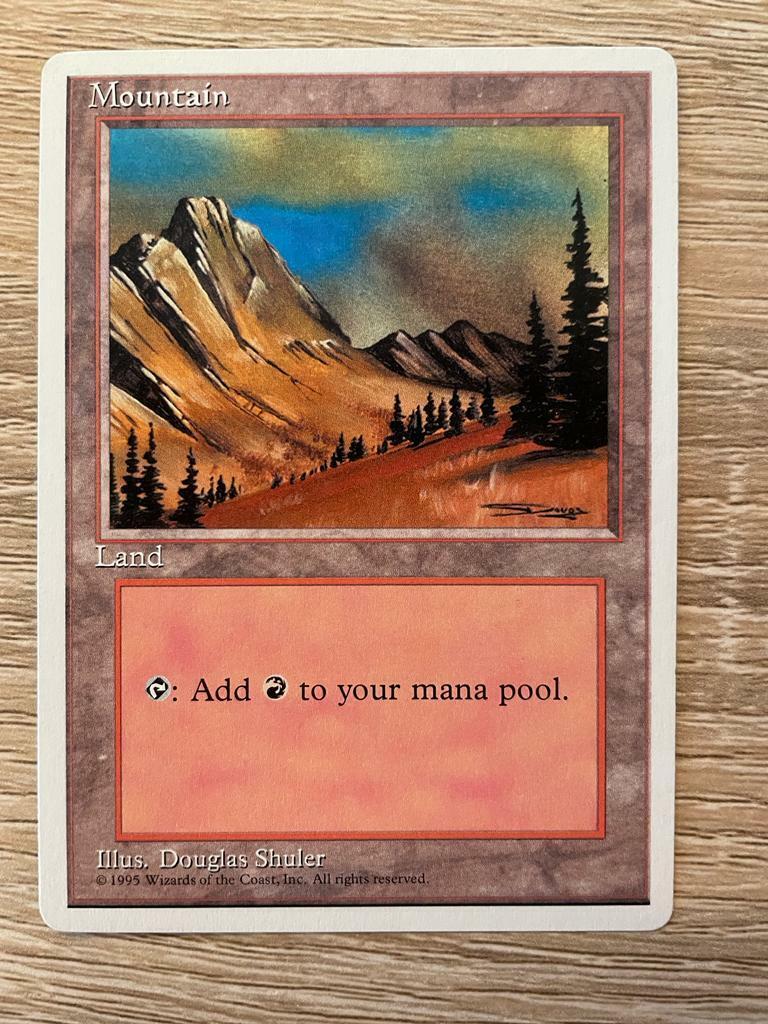 MTG ALTERNATE 4TH EDITION MOUNTAIN NM MAGIC THE GATHERING MTG ALTERNATE 4TH EDITION MOUNTAIN NM MAGIC THE GATHERING
