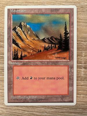 MTG ALTERNATE 4TH EDITION MOUNTAIN NM MAGIC THE GATHERING MTG ALTERNATE 4TH EDITION MOUNTAIN NM MAGIC THE GATHERING