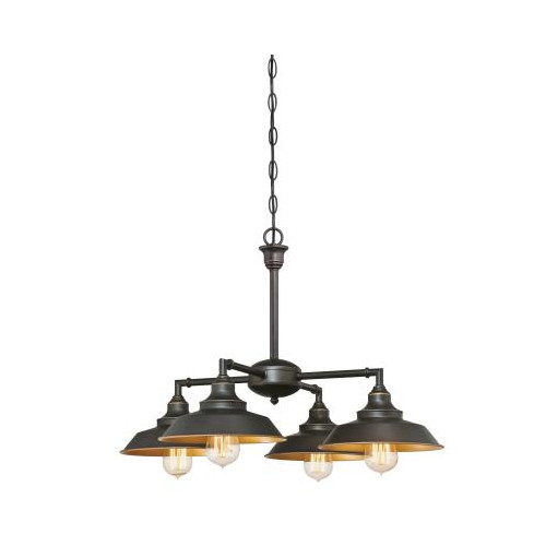 Hill 4-light Convertible Chandelier/semi-flush Ceiling Fixture