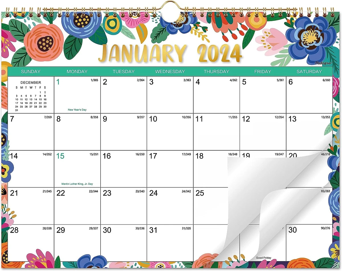 2024 Wall Calendar - 2024 Calendar, JAN. 2023 - Dec. 2024, 12 Monthly Wall  Calen