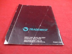 Taboo The Sixth Sense Nintendo NES Instruction Manual Booklet ONLY