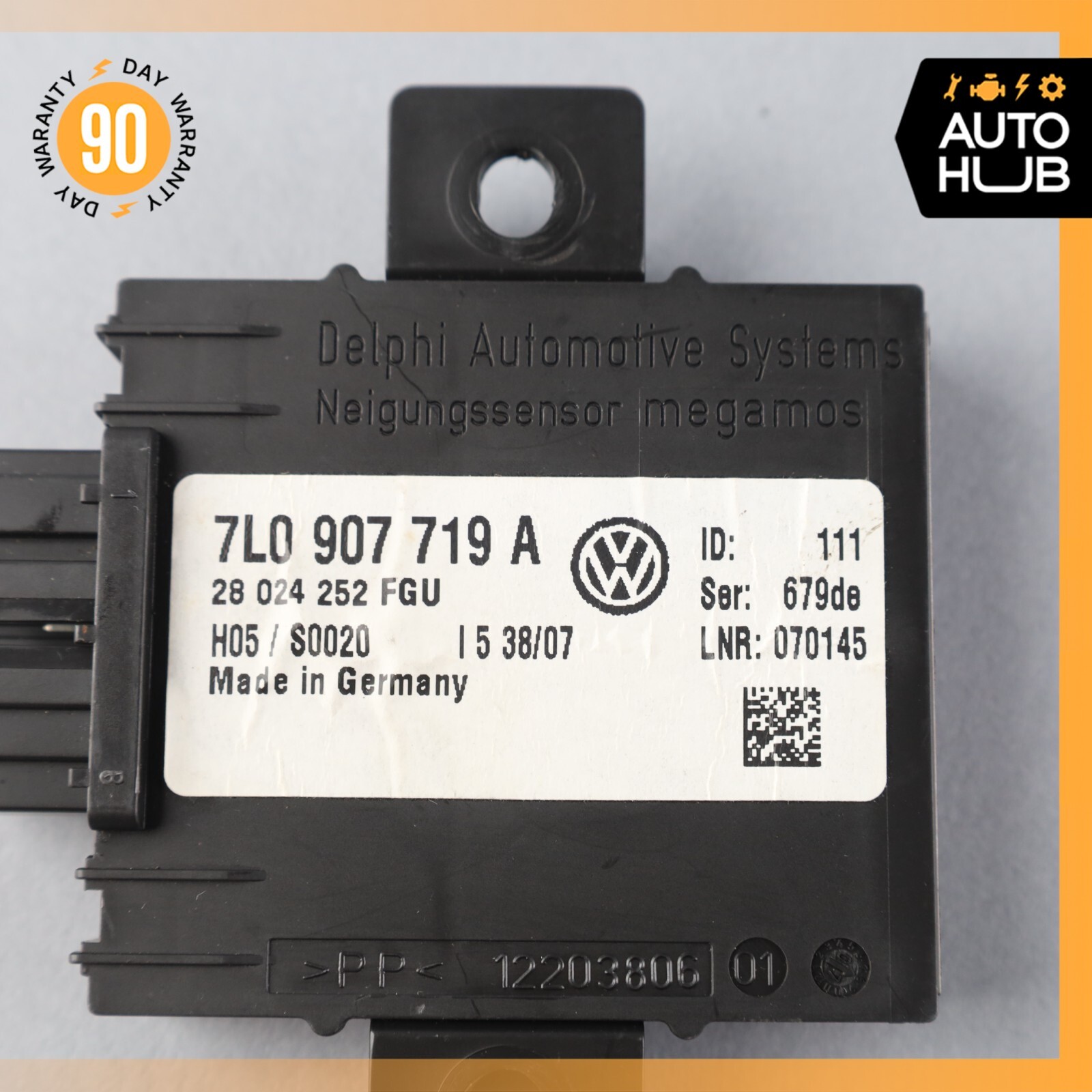 03-12 Bentley Continental GTC GT Flying Spur Anti Theft Alarm Module OEM