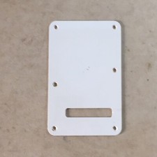 Vintage Fender Guitar Back Plate Tremolo Cover Strat 1 Ply Parchment NOS Relic