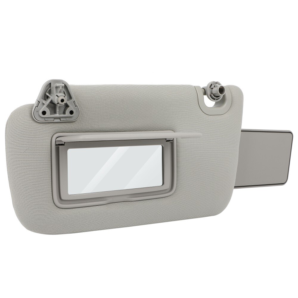 Driver Side Gray Sun Visor Without Sunroof For 2012-2019 Nissan LEAF Sentra