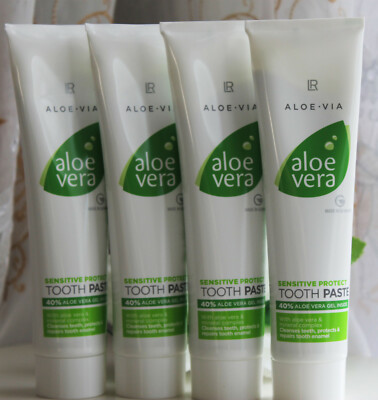 4x100ml LR Aloe Vera Schützende Zahnpasta Sensitive Protect Tooht Paste 