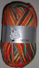Woolyhippo DK Acrylic Yarn Random Double Knitting Wool 100g Soft Baby