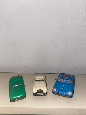 TIN TOYS Vintage 3 C in sheet metal. JAPAN and China origin  _Oldtimer aus Blech