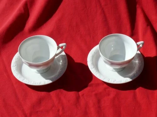 Tazas y platillos Rosenthal Bone China