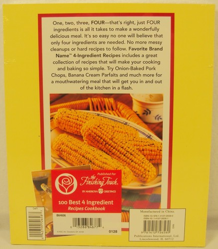 4-Ingredient Recipes ~ CASE LOT 12 BOOKS ~America's Favorite Brand Name Cookbook - Picture 2 of 2