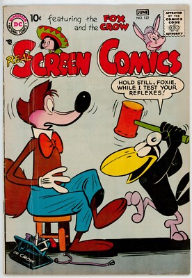 Real Screen Comics 122 1958 VG Fox & Crow Tito and his Burrito