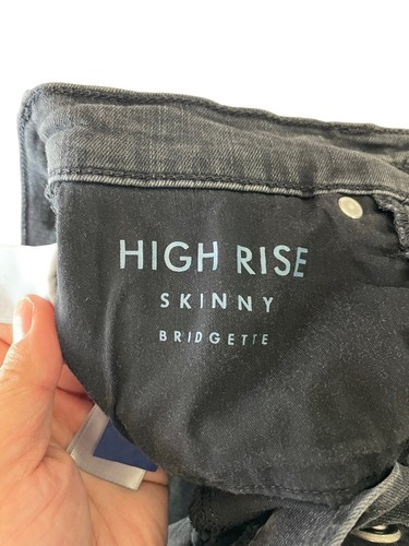 Lucky Brand Jeans High Rise Skinny Brigette Black Women SZ 25x26 Good Condition - Picture 8 of 13