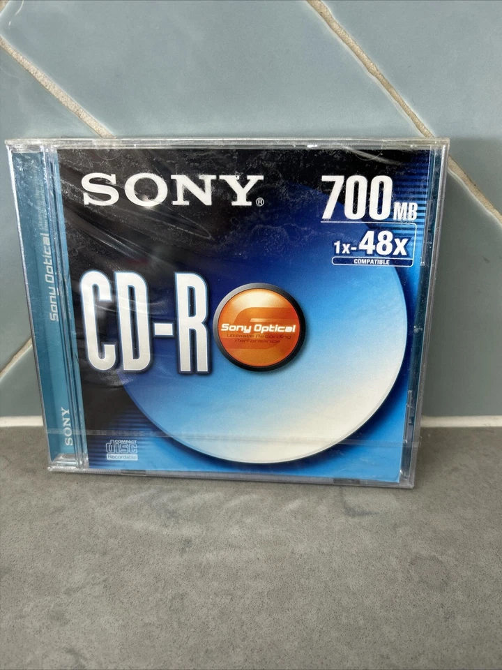Sony CD R 700MB 1x-48X Recording Disc Sealed Jewel Case - Image 2 of 4