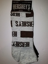 New Hershey's 2 Pair Ankle Socks