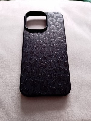 Iphone 16 Pro Max Phone Case Black Spotted Flexible Smooth Touch Rare Dinosaur