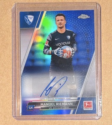 Topps Chrome Bundesliga 2021/22 Manuel Riemann-Autogramm-042/299-BCA-MRI