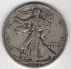 1935 P WALKING LIBERTY HALF DOLLAR 90% SILVER PHILADELPHIA 50¢ UNITED STATES USA