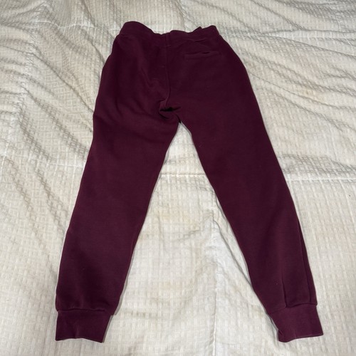 Ralph Lauren Polo Jogger Sweatpants Youth Small (8) Maroon - Read Description - Picture 3 of 10