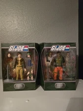Super 7 Ultimates G.I. Joe Wave 5 Figures Lot of 2. Cover Girl and Roadblock.