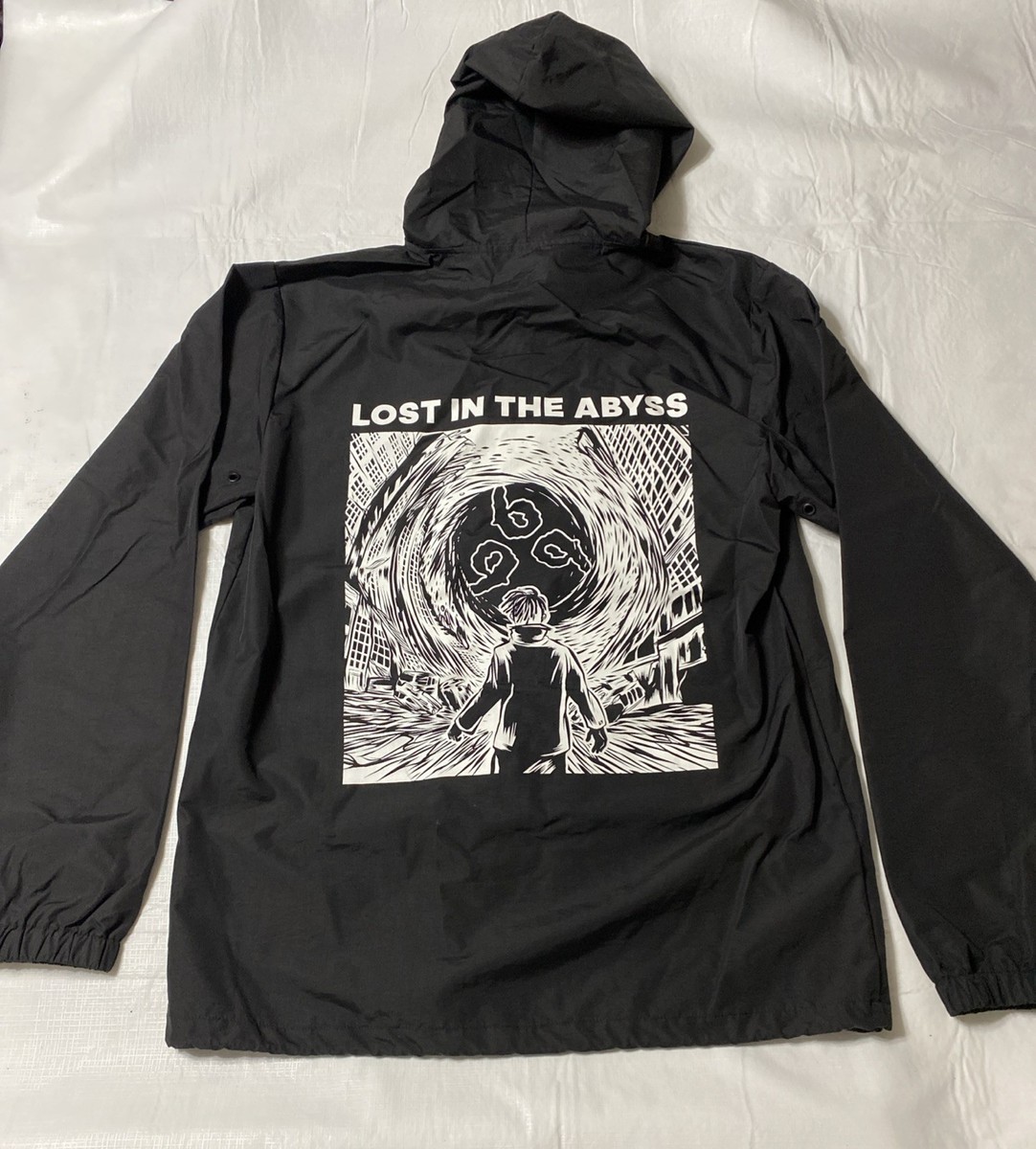 Juice WRLD Lost in the Abyss 999 Hooded Snap-Up Rain Shell Jacket