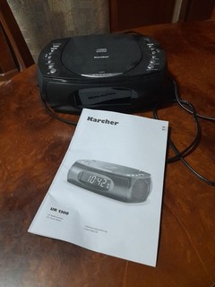 Karcher UR 1308 Stereo Uhrenradio CD Player USB Ladefunktion Wecker UKW Radio